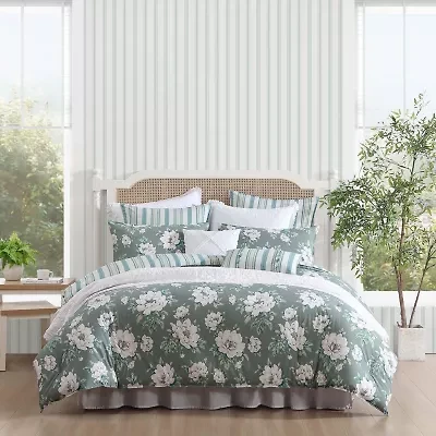 Laura Ashley Wisley Floral Midweight Comforter Set