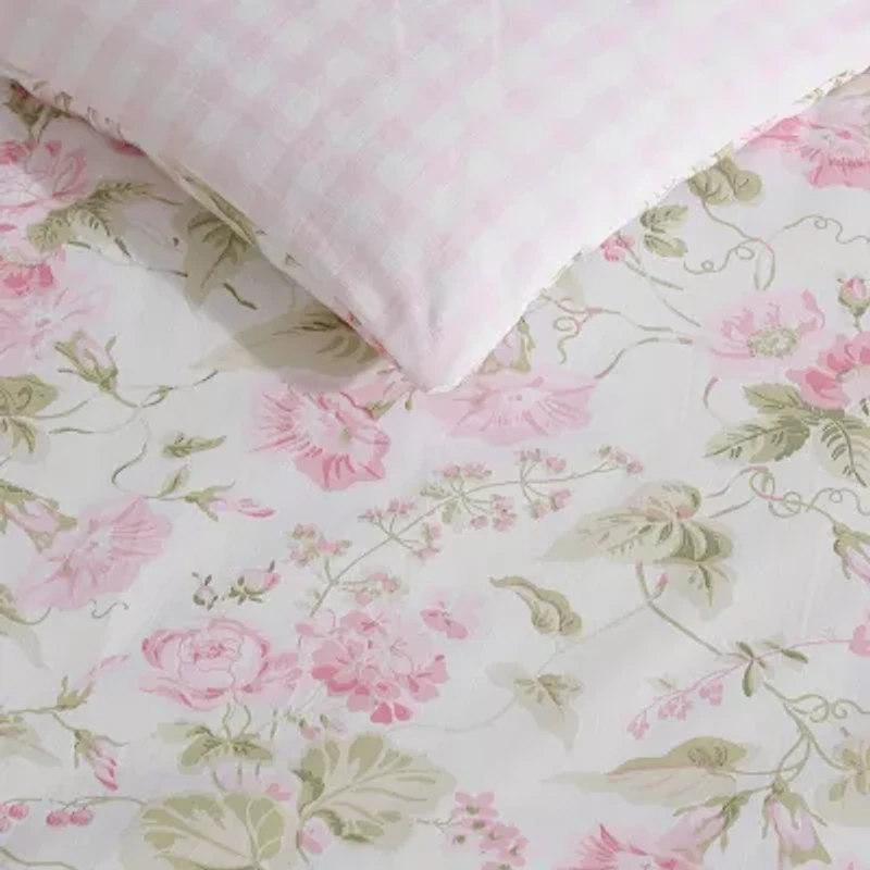 Laura Ashley Morning Gloria Midweight Comforter Set
