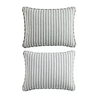 Stone Cottage Willow Way Ticking Stripe Quilt Set