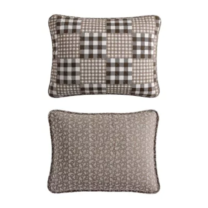 Eddie Bauer Gingham Patchwork Quilt Set