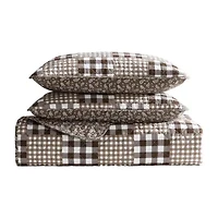 Eddie Bauer Gingham Patchwork Quilt Set