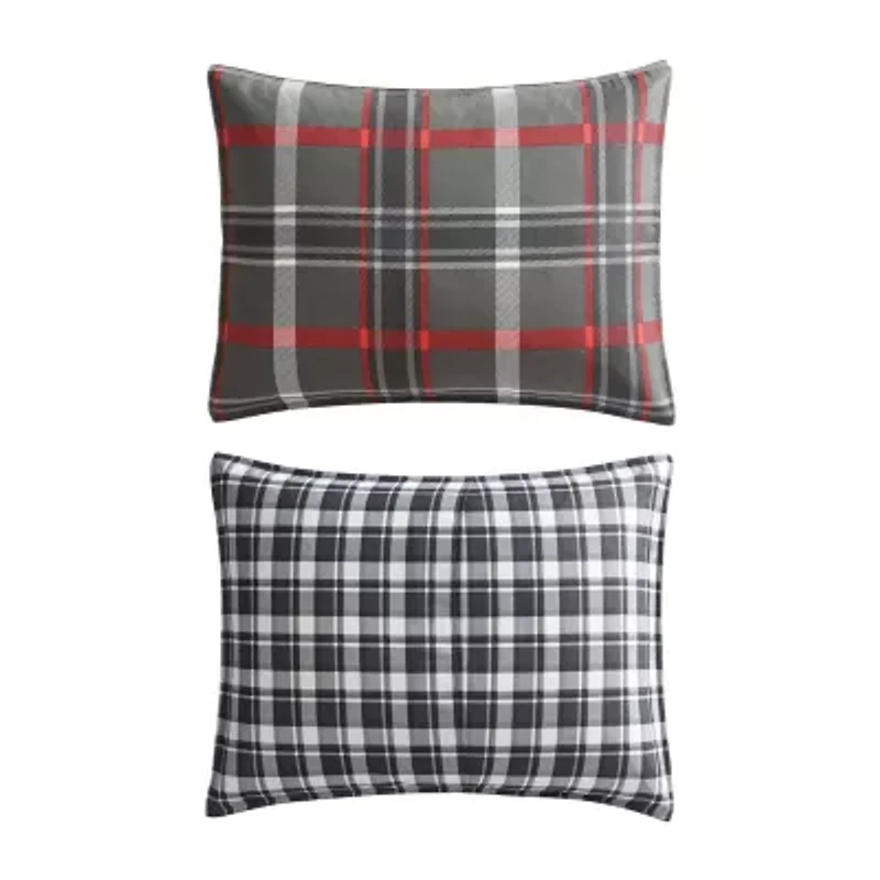 Eddie Bauer Willow Plaid Duvet Cover Set
