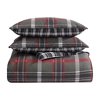 Eddie Bauer Willow Plaid Duvet Cover Set