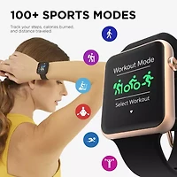 Itouch Air 4 Unisex Adult Black Smart Watch Ta4m01-C02