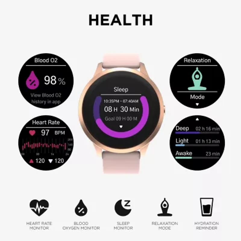 Itouch Sport 4 Womens Pink Smart Watch Tp4r01-C12