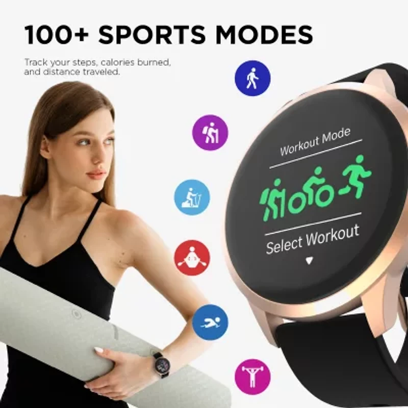 Itouch Sport 4 Unisex Adult Black Strap Watch Tp4r01-C02