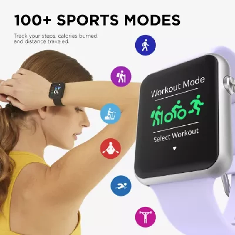 Itouch Womens Multi-Function Purple Smart Watch Ta4m01-B09