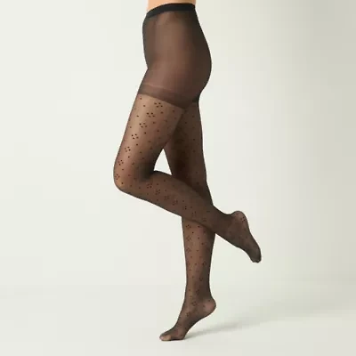 Mixit Womens Pin Dots Not Applicable Tights