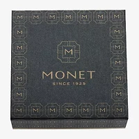 Monet Jewelry Brown Glass Pin