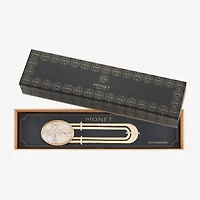 Monet Jewelry Gold Tone Cross Bookmark