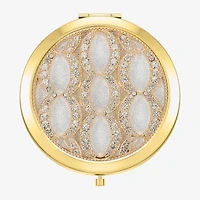 Monet Jewelry Gold Tone Compact Mirror
