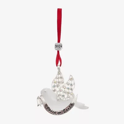 Monet Jewelry Peace On Earth Dove Christmas Ornament