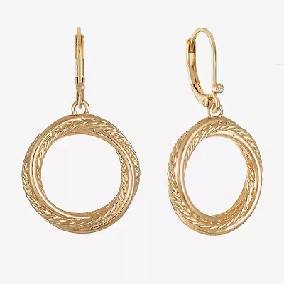 Monet Jewelry Womens Round Drop Earrings