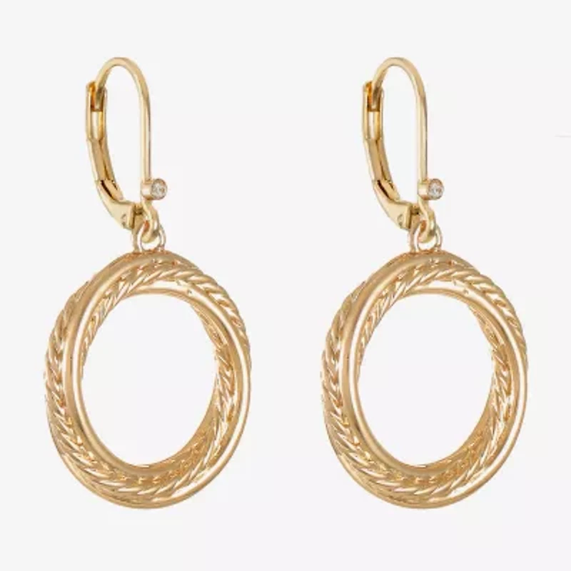 Monet Jewelry Womens Round Drop Earrings
