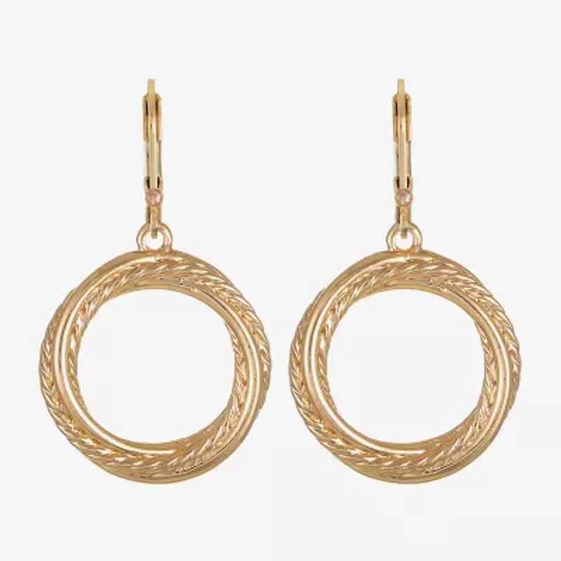 Monet Jewelry Womens Round Drop Earrings