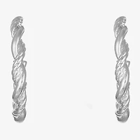 Monet Jewelry Open Womens 28mm Hypoallergenic Hoop Earrings