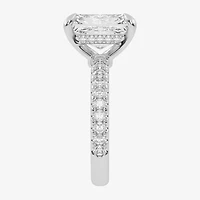 (G-H / Vs2-Si1) Womens 5 1/2 CT. T.W. Lab Grown White Diamond 14K Gold Side Stone Engagement Ring