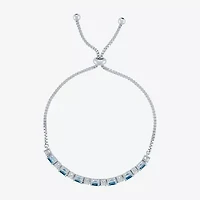 Gemstone Sterling Silver Bolo Bracelet