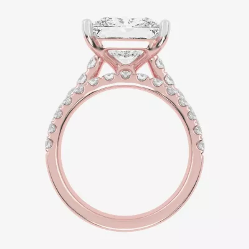 G-H / Vs2-Si1) Womens CT. T.W. Lab Grown White Diamond 14K Gold Side Stone Bridal Set