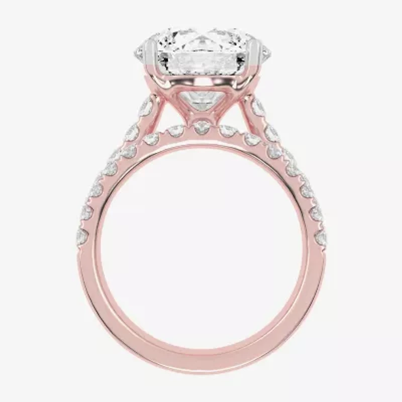 G-H / Vs2-Si1) Womens CT. T.W. Lab Grown White Diamond 14K Gold Side Stone Bridal Set