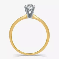 Classic Collection 1/2 CT. Lab-Grown (G / SI1-SI2) Diamond Round Solitaire Engagement Ring 10K or 14K Gold
