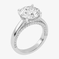 (G-H / Vs2-Si1) Womens 3 1/2 CT. T.W Lab Grown White Diamond 14K Gold Solitaire Engagement Ring