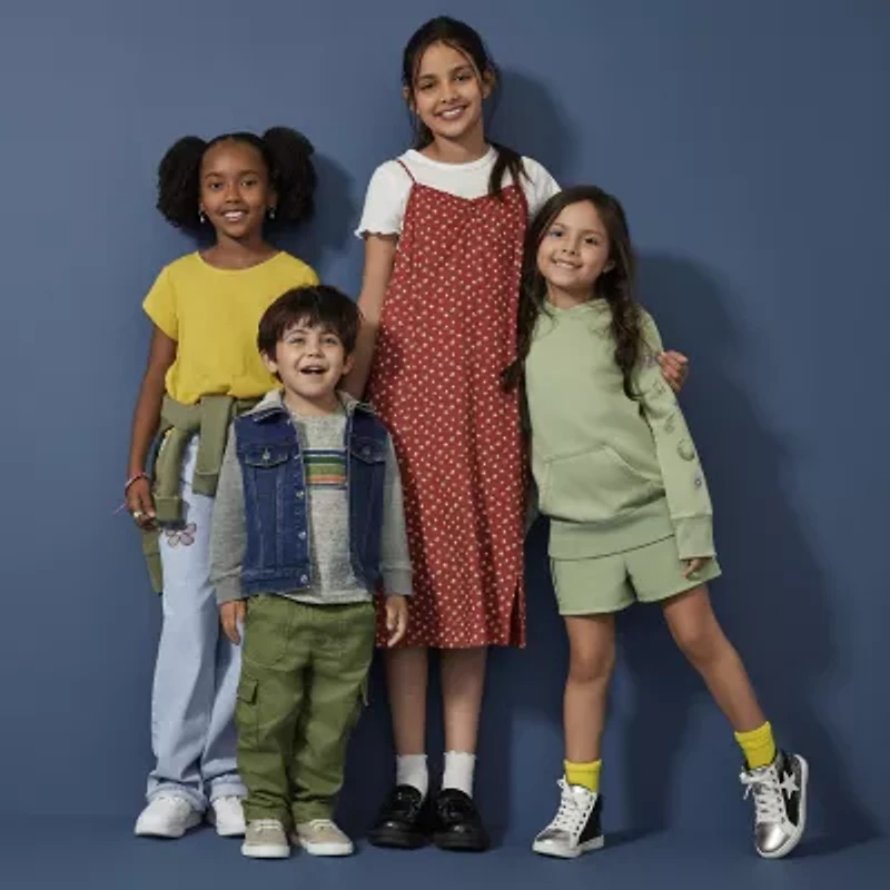 Okie Dokie Toddler & Little Boys Crew Neck Short Sleeve T-Shirt