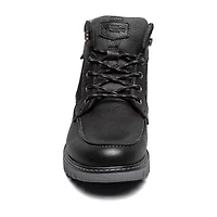 Nunn Bush Mens Karnak Moc Flat Heel Lace Up Boots