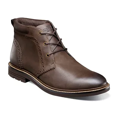 Nunn Bush Mens Ozark Ii Plain Flat Heel Chukka Boots