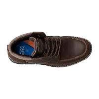 Nunn Bush Mens Karnak Moc Flat Heel Lace Up Boots