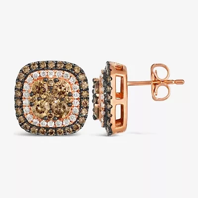Le Vian® Earrings featuring Chocolate Diamonds® Nude Diamonds™ set in 14K Strawberry Gold