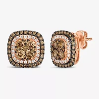 Le Vian® Earrings featuring Chocolate Diamonds® Nude Diamonds™ set in 14K Strawberry Gold
