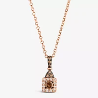 Le Vian® Pendant featuring Chocolate Diamonds® Nude Diamonds™ set in 14K Strawberry Gold