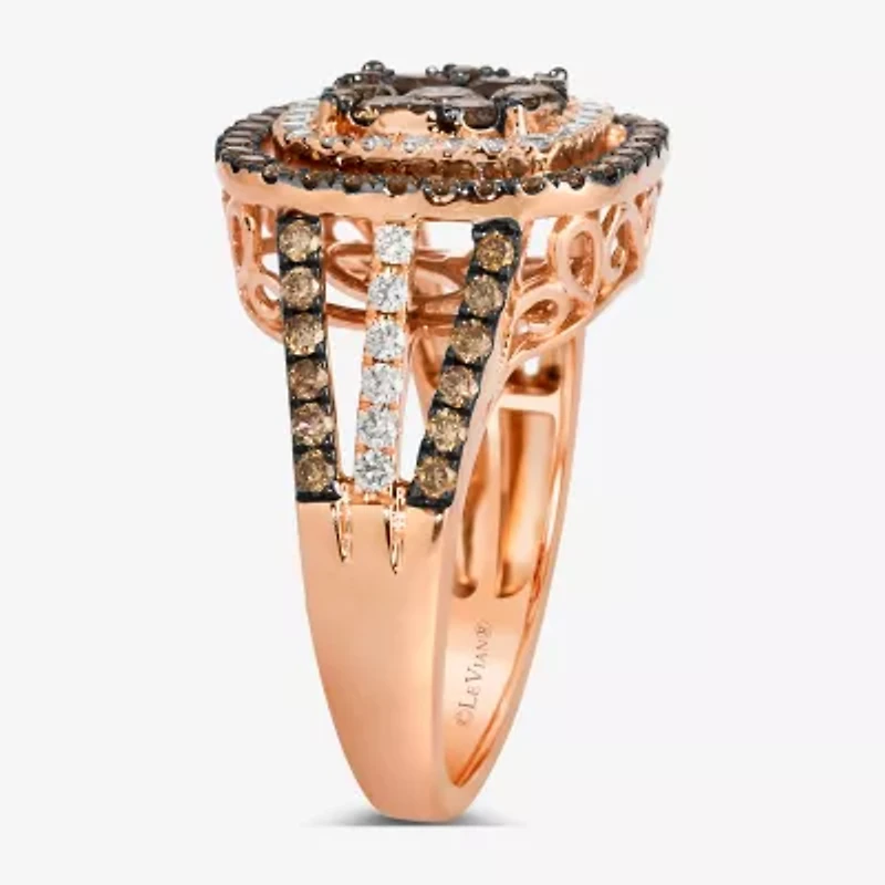 Le Vian® Ring featuring 1 1/6 CT. Chocolate Diamonds® 1/3 Nude Diamonds™ set 14K Honey Gold™