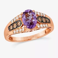 Le Vian® Ring featuring Grape Amethyst™ Chocolate Diamonds® Nude Diamonds™ set in 14K Strawberry Gold®