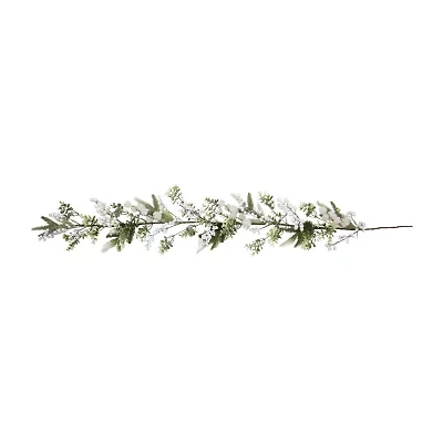 Northlight Glittered Berries And Eucalyptus Christmas Indoor Garland