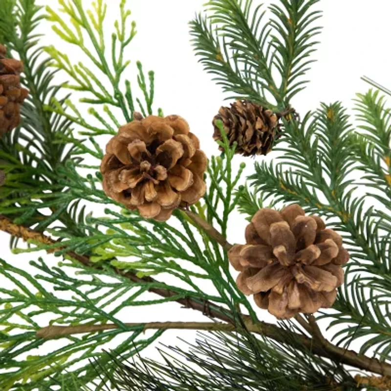 Northlight Jingle Bells And Pinecones Christmas Indoor Garland