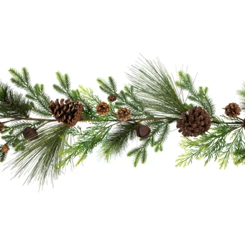 Northlight Jingle Bells And Pinecones Christmas Indoor Garland