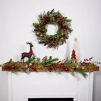 Northlight Ball Glittered Christmas Indoor Garland