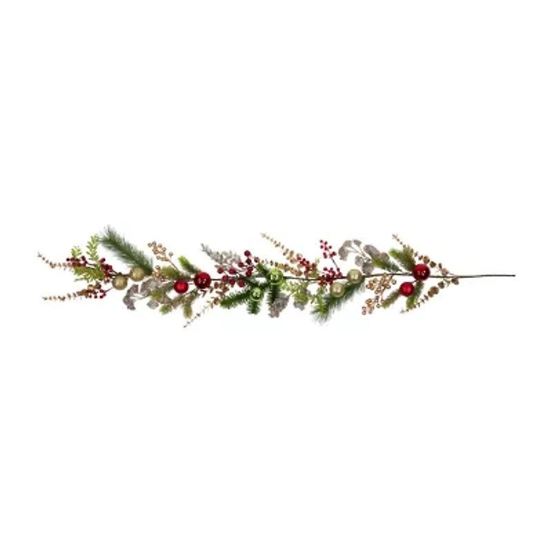 Northlight Ball Glittered Christmas Indoor Garland