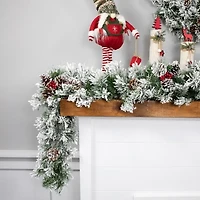 Northlight Angel Pine And Pine Cones  Unlit Christmas Indoor Garland