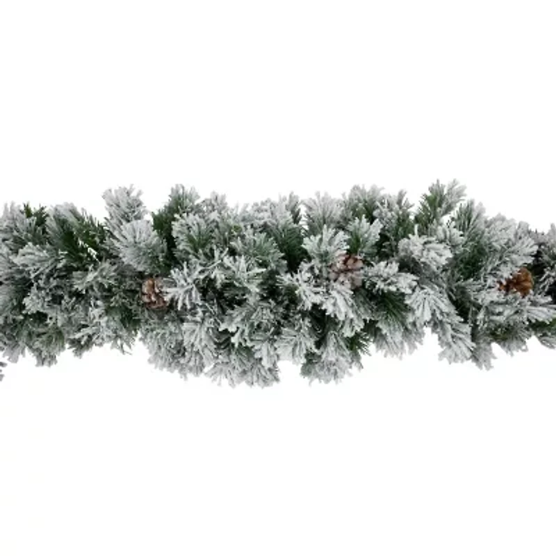 Northlight Angel Pine And Pine Cones  Unlit Christmas Indoor Garland