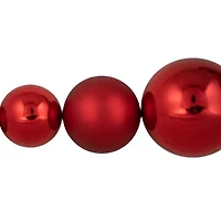 Northlight 6ft Red Shatterproof Ball Swag