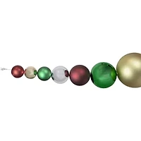 Northlight Traditional Color Shatterproof Ball Swag