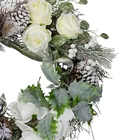 Northlight Flocked Pine Grapevine Wreath