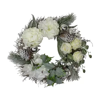 Northlight Flocked Pine Grapevine Wreath