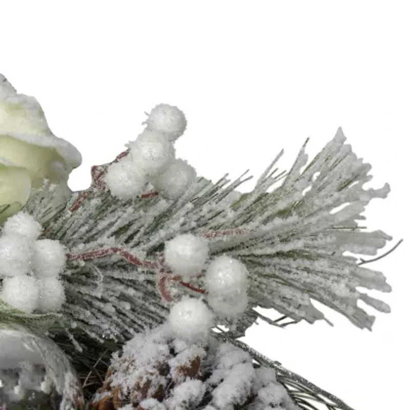 Northlight Flocked Pine Grapevine Wreath