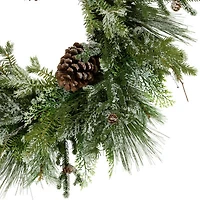 Northlight Frosted Mixed Pine And Cedar Wreath