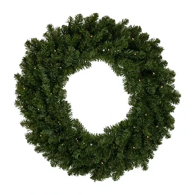 Northlight Canadian Pine Pre-Lit Wreath