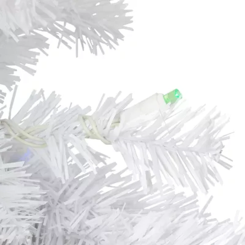 Northlight Snow White Pre-Lit Wreath